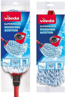 Vileda Supermocio Microfibre and Cotton system mop 1