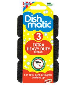 Dishmatic Refills BLACK  Xtra Heavy Duty 3pk 2