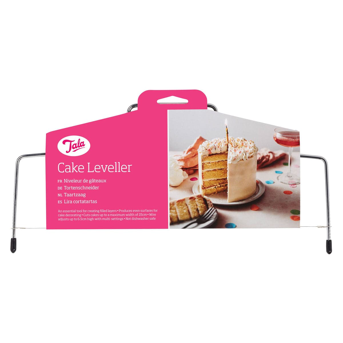 Tala Cake Leveller (pink)