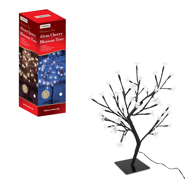 BENROSS 45cm Blossom Tree / 48 LED White image