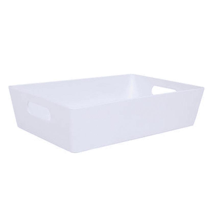 WHAM Studio Basket 25.5x17x6cm Rectangular 4.01 Ice White
