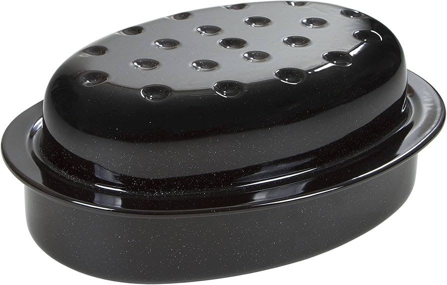 WHAM ®cook Enamel 32cm Roaster Speckled Black image