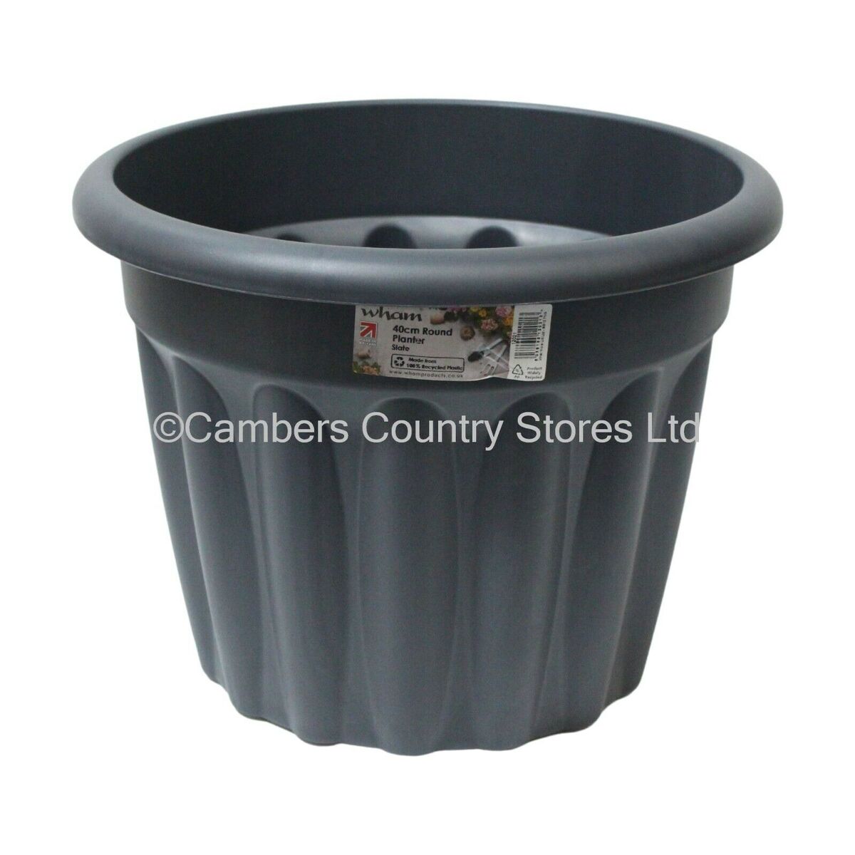 WHAM  vista 50cm Round Planter Graphite image