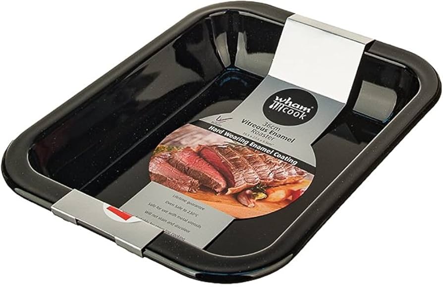 WHAM ®cook Enamel 36cm Roaster Speckled Black image