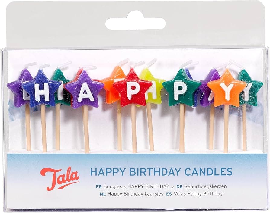 Tala Happy Birthday Candle