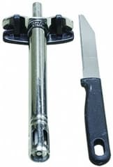 DELUXE (S.S.) GAS LIGHTER WITH KNIFE SET
