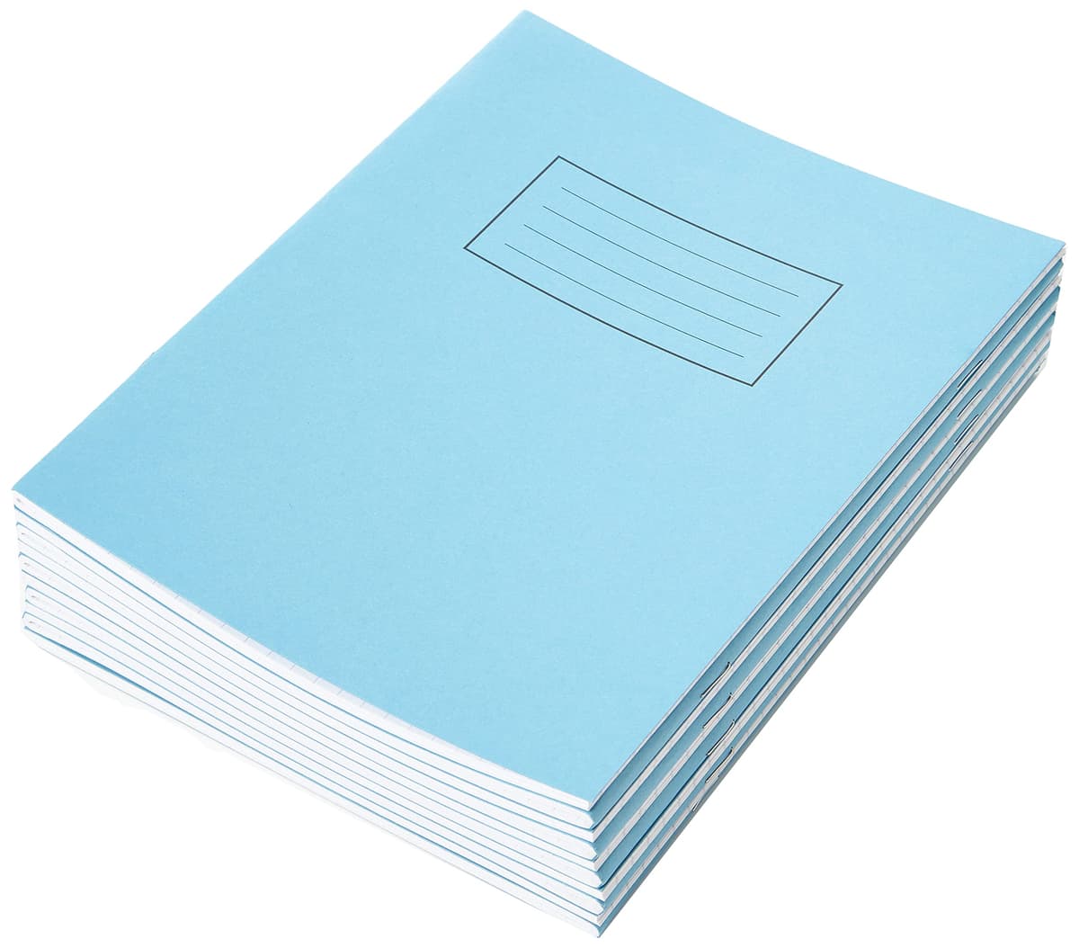 Silvine A5 Exercise Book 40 LVS Blue (EX104) - Lined with margin