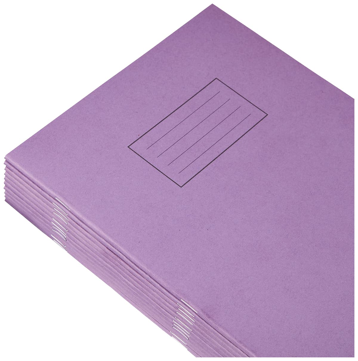 Silvine A4 Exercise Book 40 LVS Purple (EX111) Lined with margin 