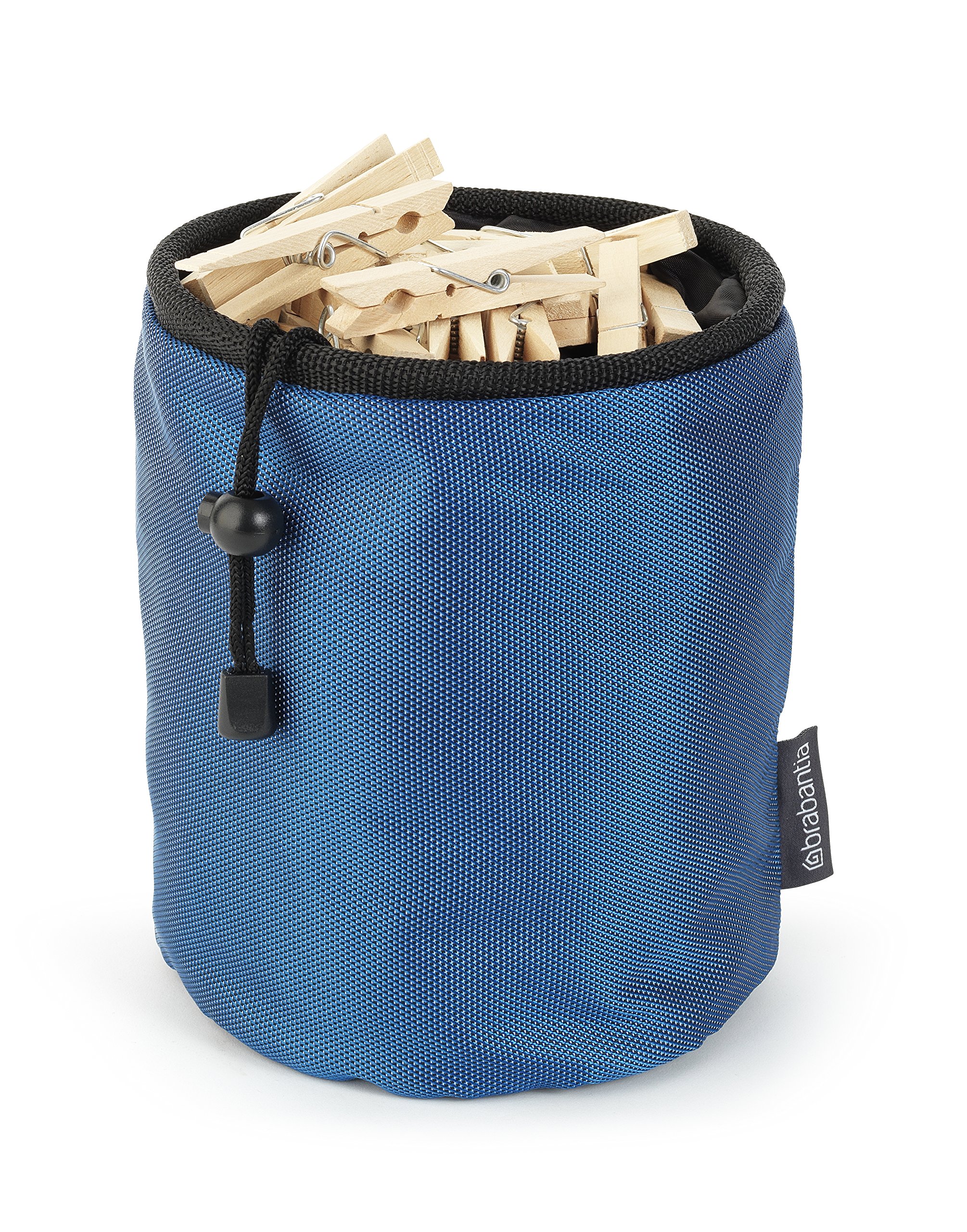 Brabantia Rotary Covers  Clothes Peg Bag Premium Mixed Pack of 5 (Black / Blue / Mint) image