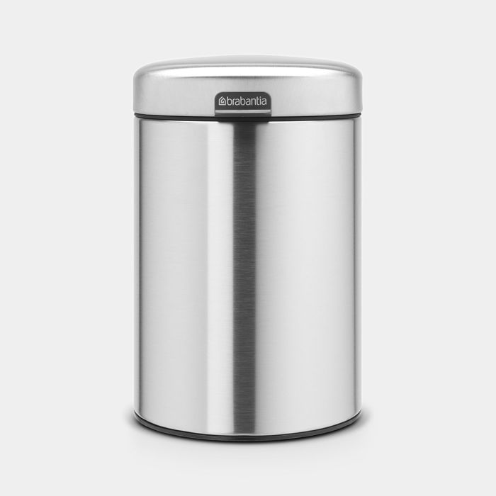 Brabantia Wall Mounted Bin newIcon, 3 litre, Plastic Bucket Matt Steel image