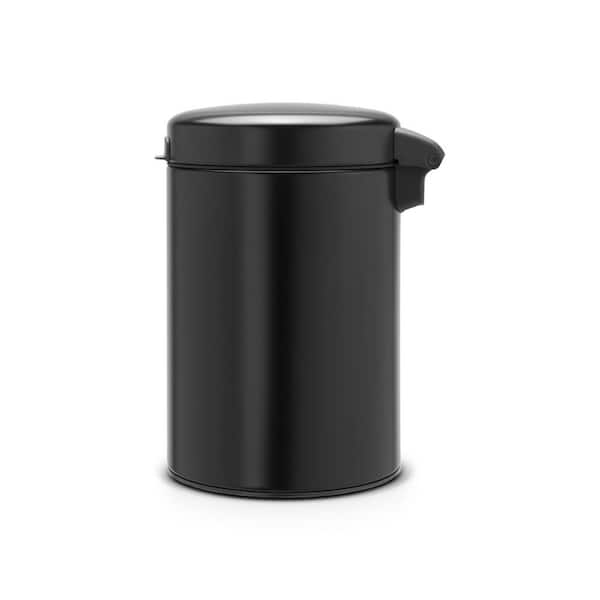 Brabantia Wall Mounted Bin newIcon, 3 litre, Plastic Bucket Matt Black image