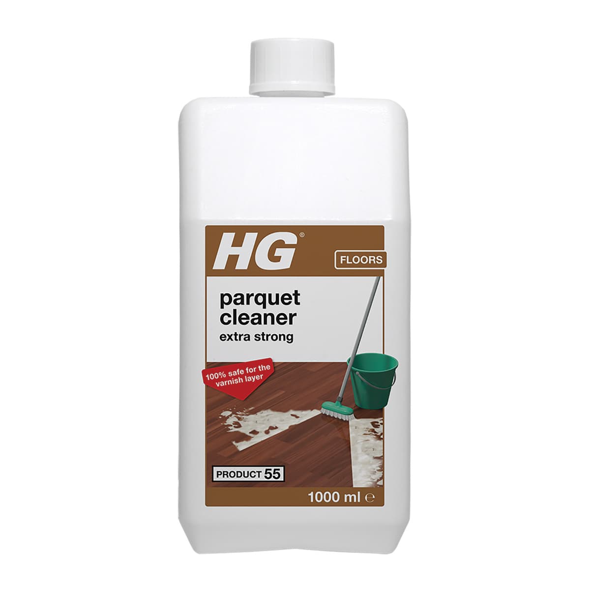 HG Parquet Power Cleaner (p.e. Polish Remover) 1 Ltr
