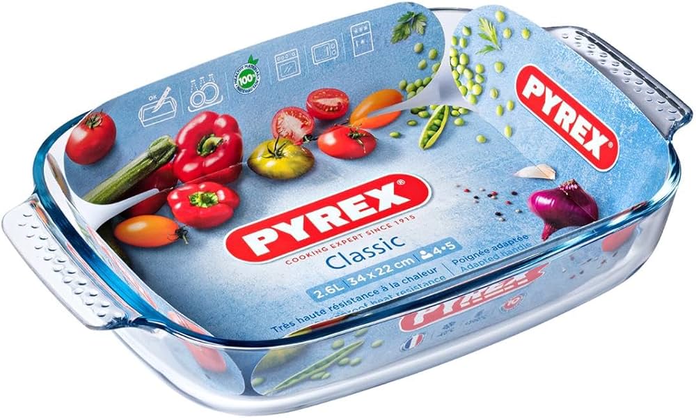 Pyrex Easy Grip 2 piece medium roast set 30 x 23cm & 35 x 23cm image