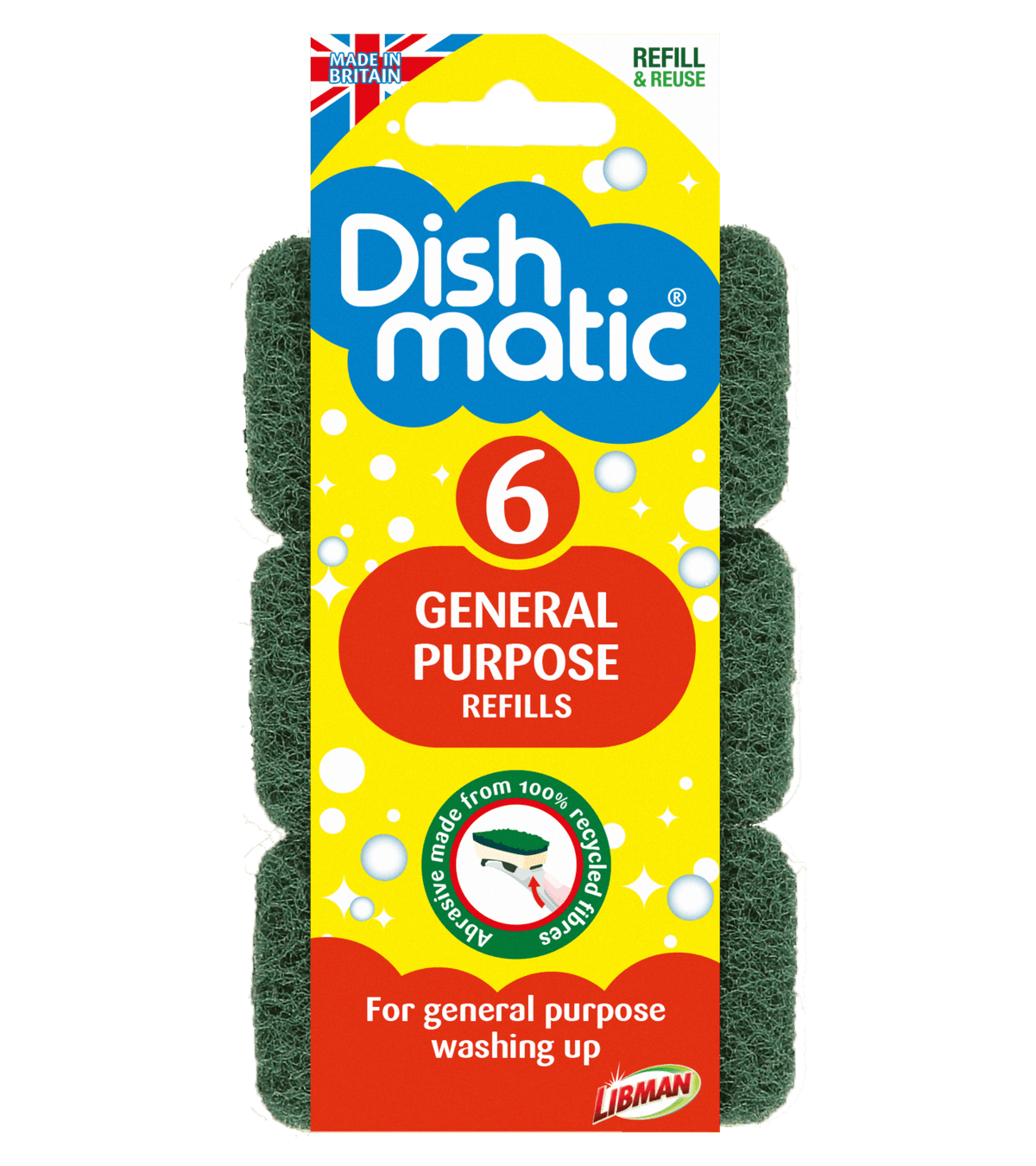 Dishmatic Refills 6pk General Purpose (CDU)		
