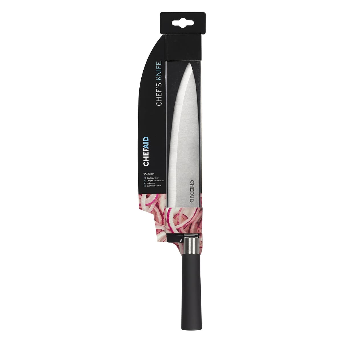 Chef Aid 9 inch chefs knife with soft grip handles
