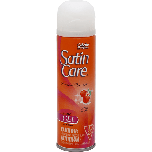 Gillette Satin Care Shave Gel 75ml Apricot image