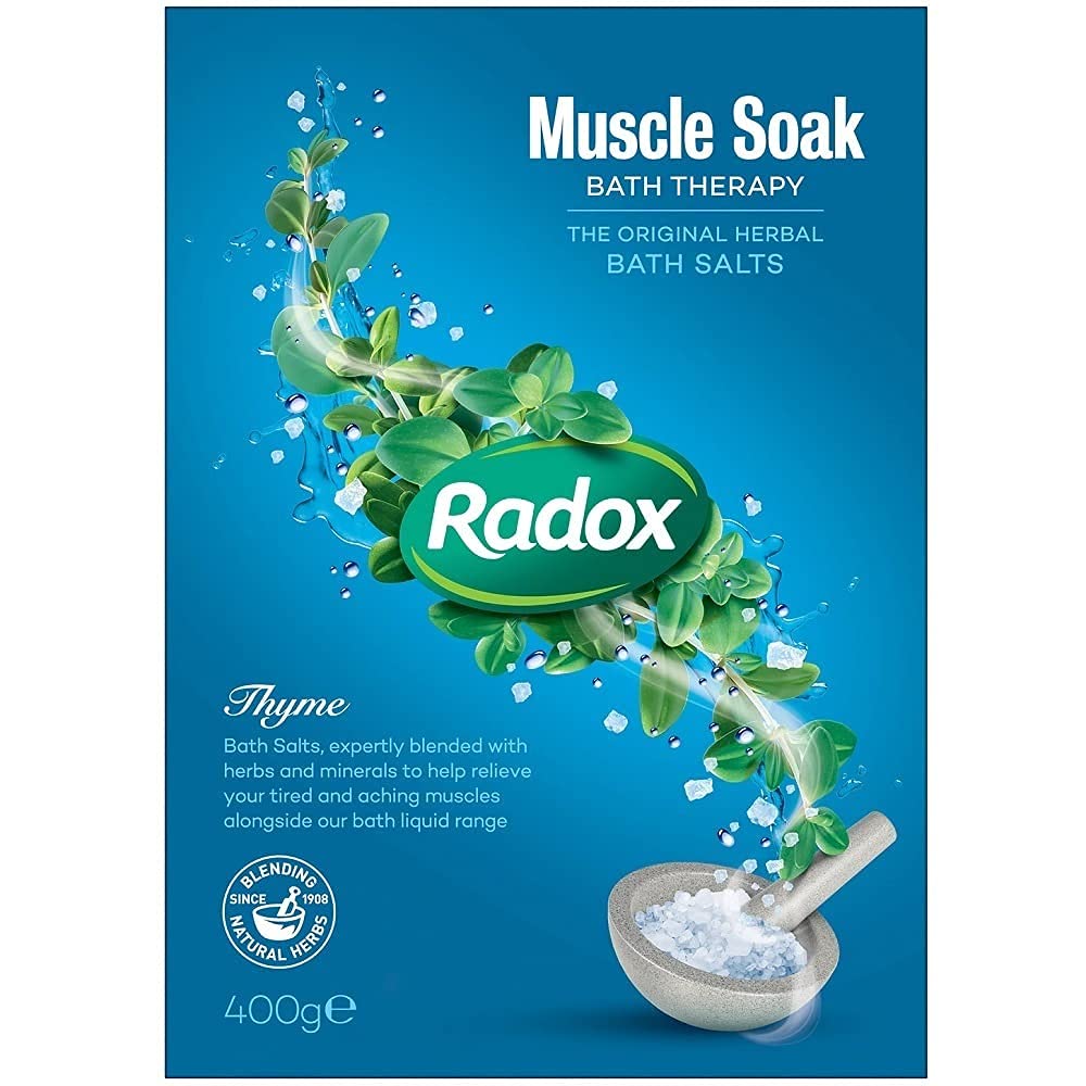Radox Bath Salts 400gm Muscle Soak pk of 6 image