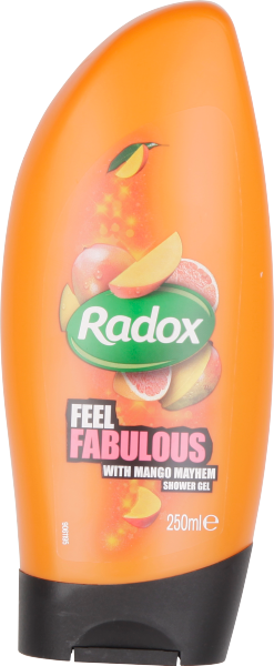Radox Shower Gel 250ml Feel Fabulous (Mango Mayhem) image