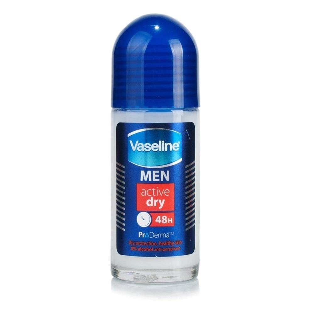 Vaseline Roll On 50ml For Men (Active Dry) image