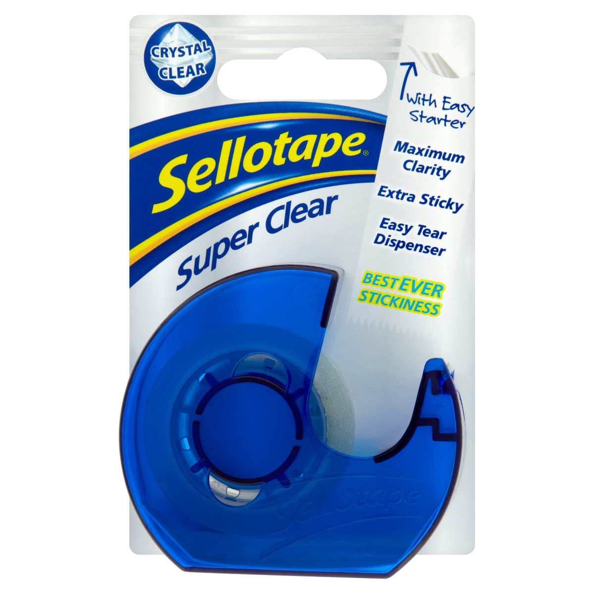 Sellotape Clear Dispenser 18mm x 15m 