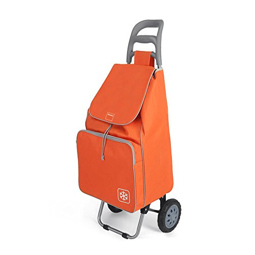 Metaltex Krokus Shopping Trolley - Orange - 50 L image
