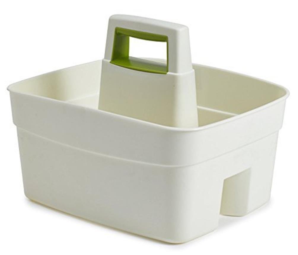 Whitefurze Kitchen Caddy Cream With Grn Insert image