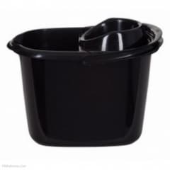 Whitefurze 15l Deluxe Mop Bucket - Black