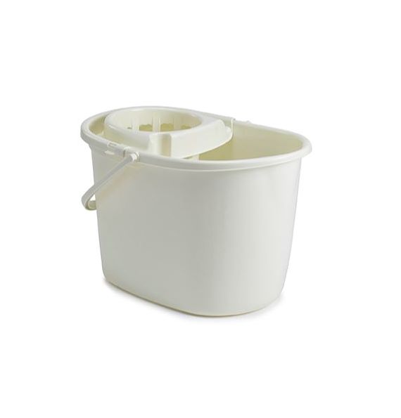 Whitefurze 15l Deluxe Mop Bucket - Cream image