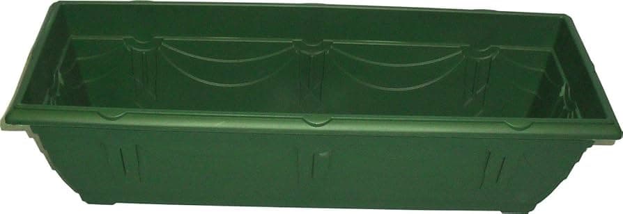 Whitefurze 60cm Venetian Window Box-f/green