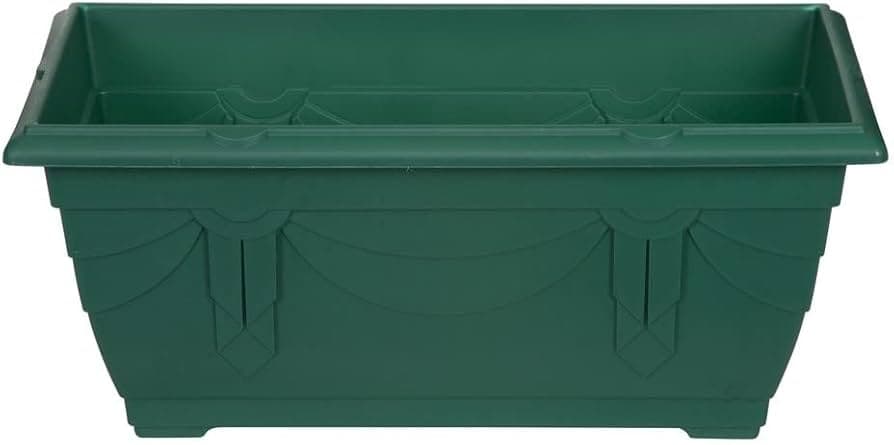 Whitefurze 40cm Venetian Window Box-f/green