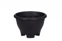 Whitefurze 43cm Rnd Venetian Pl+lgs Black
