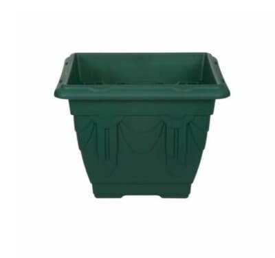 Whitefurze 30cm Sq Venetian Plntr-f/green