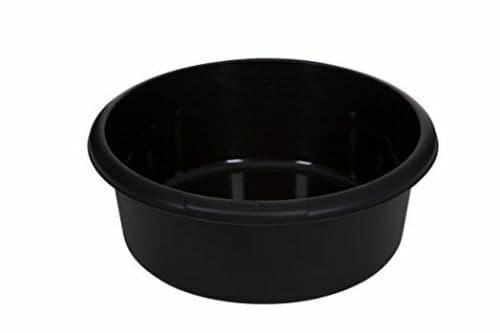 Whitefurze Large Round Bowl Black
