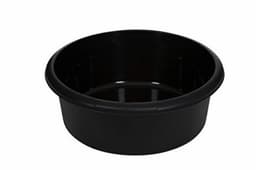 Whitefurze Large Round Bowl Black 1