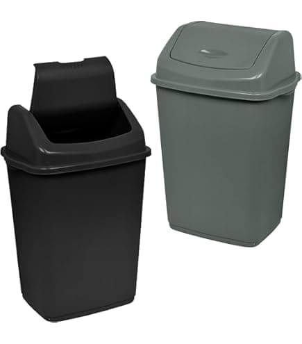 Whitefurze 30l Sw Lid Bin And Base Black 2 Cases