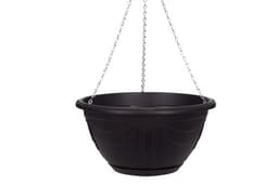 Whitefurze 32cm Venetian Hang Bskt Black 1