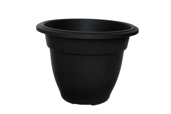 Whitefurze 55cm Round Bell Planter Black image