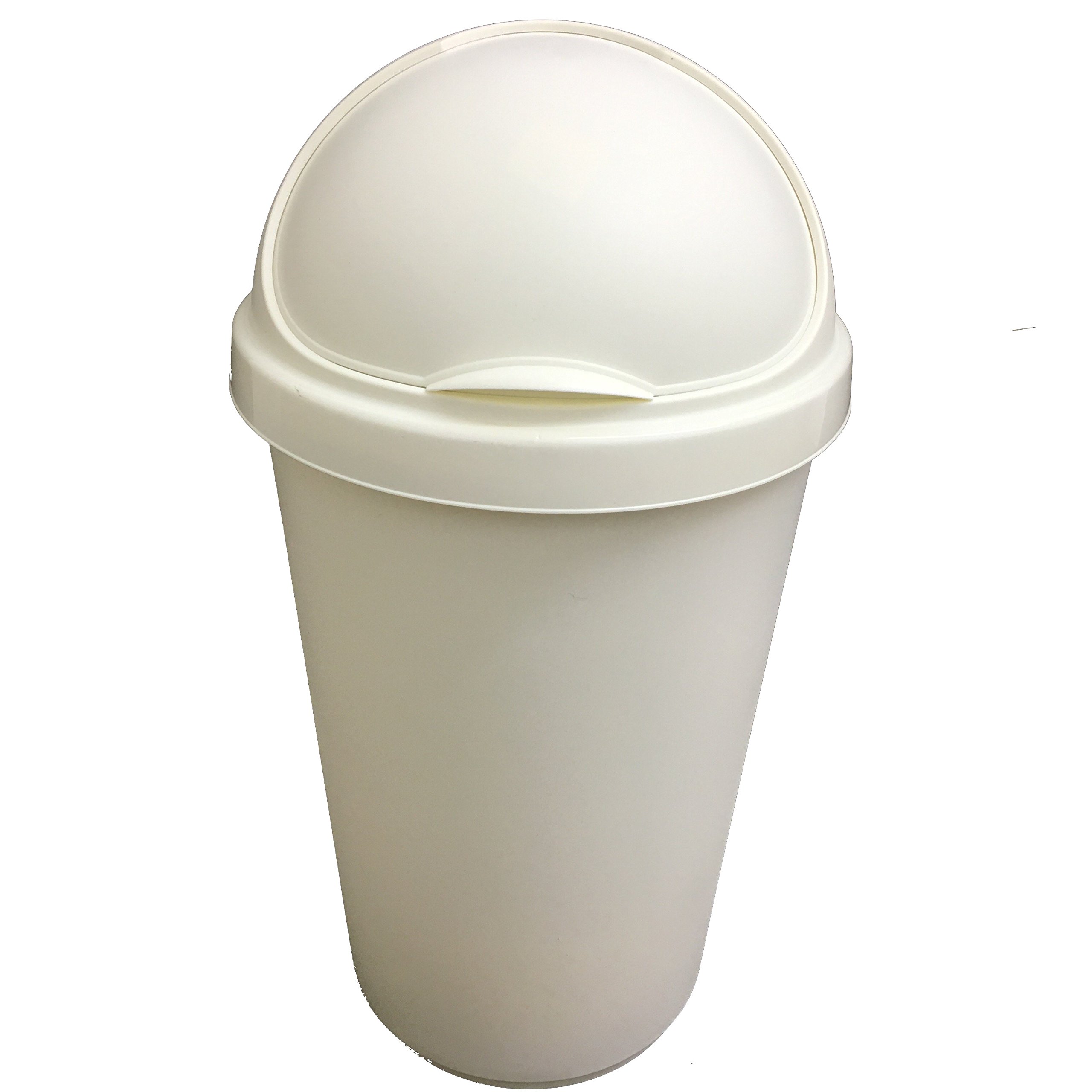 Whitefurze 30l Bullet Bin And Lids Cream 2 Cases image