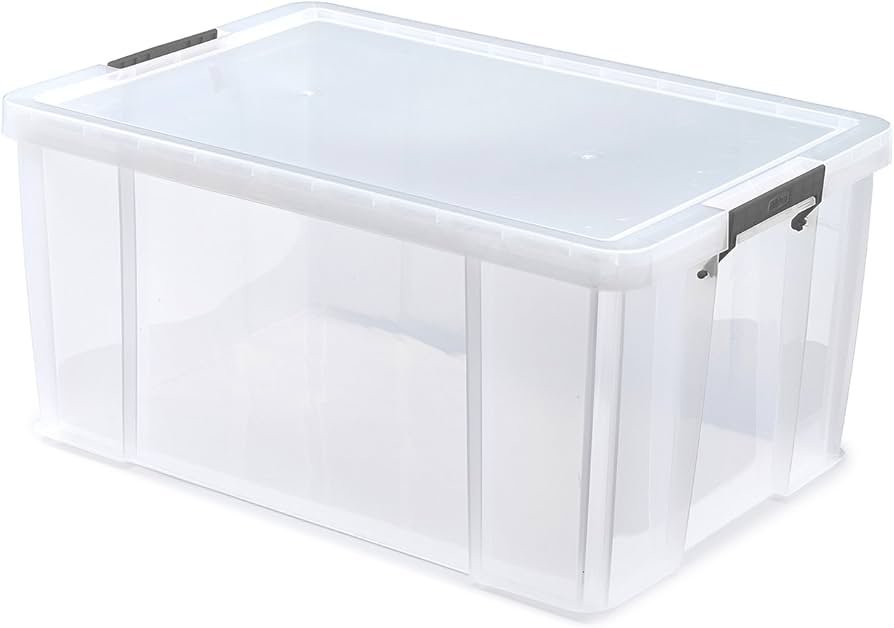 Whitefurze 70l Store Wheels Base + Lid Nat image
