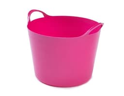 Whitefurze 14l Flexible Tub Pink 1