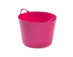 Whitefurze 75l Flexible Tub Pink 1