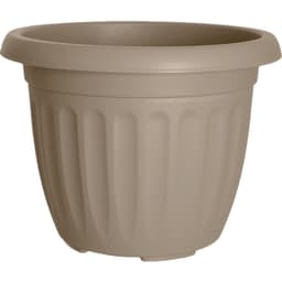 Whitefurze 30cm Round Athens Planter Taupe 1