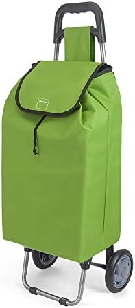 Metaltex Daphne Shopping Trolley - Green - 40 L image