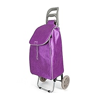 Metaltex Aster Shopping Trolley - Fuxia Dots - 45 L image