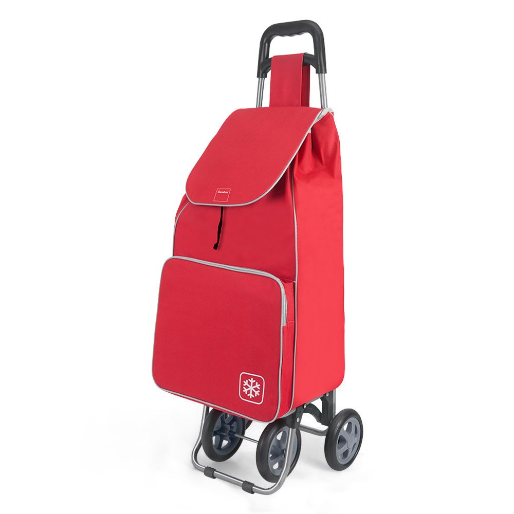 Metaltex Aloe Shopping Trolley 4 wheel - Red - 48 L image