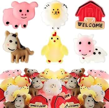 Kandy Toys Make Your Own Farm Animals In Colour Box 500g