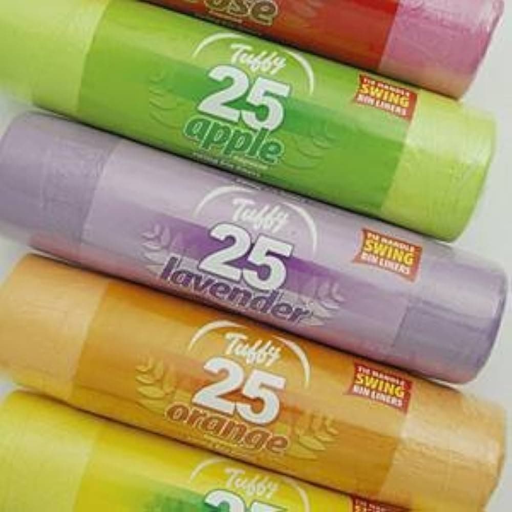 TUFFY ASSORTED SCENTS SWING BIN LINERS ROLL 25