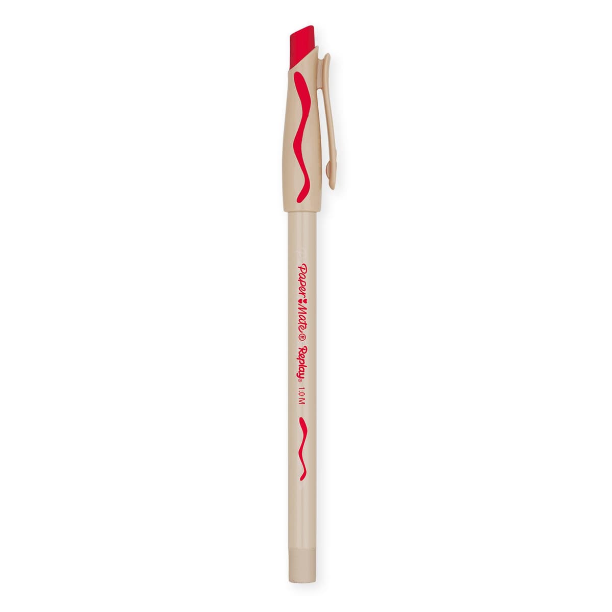 Paper Mate Replay Erasable Ball Pen Medium Tip 1.0mm - Red - Pack of 2