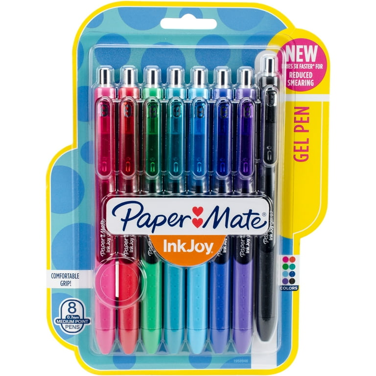 PaperMate Erasable Gel Pen Medium - Assorted - Pack of 8 image
