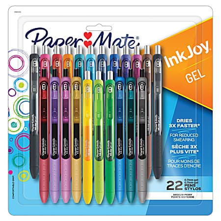 PaperMate Erasable Gel Pen Medium - Fun Colours